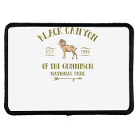 Black Canyon Of The Gunnison National Park Design T Shirt Rectangle Patch | Artistshot