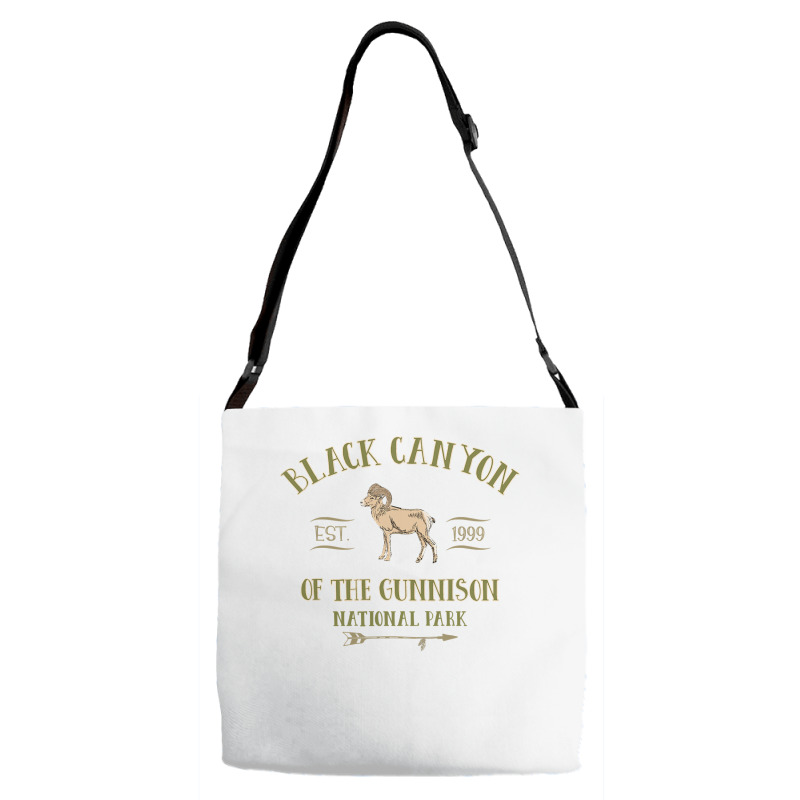 Black Canyon Of The Gunnison National Park Design T Shirt Adjustable Strap Totes | Artistshot