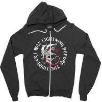 I Was Lightning Before The Thunder T-shirt The Dragons .png Zipper Hoodie | Artistshot