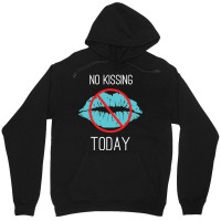 No Kissing Me Funny Pic Unisex Hoodie | Artistshot