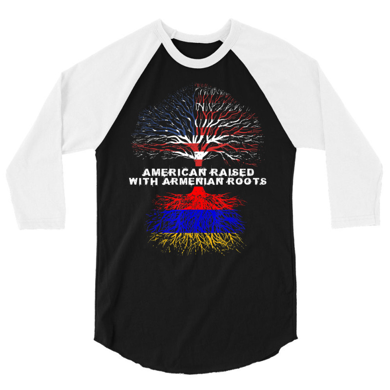 American Raised With Armenian Roots Armenia 3/4 Sleeve Shirt | Artistshot