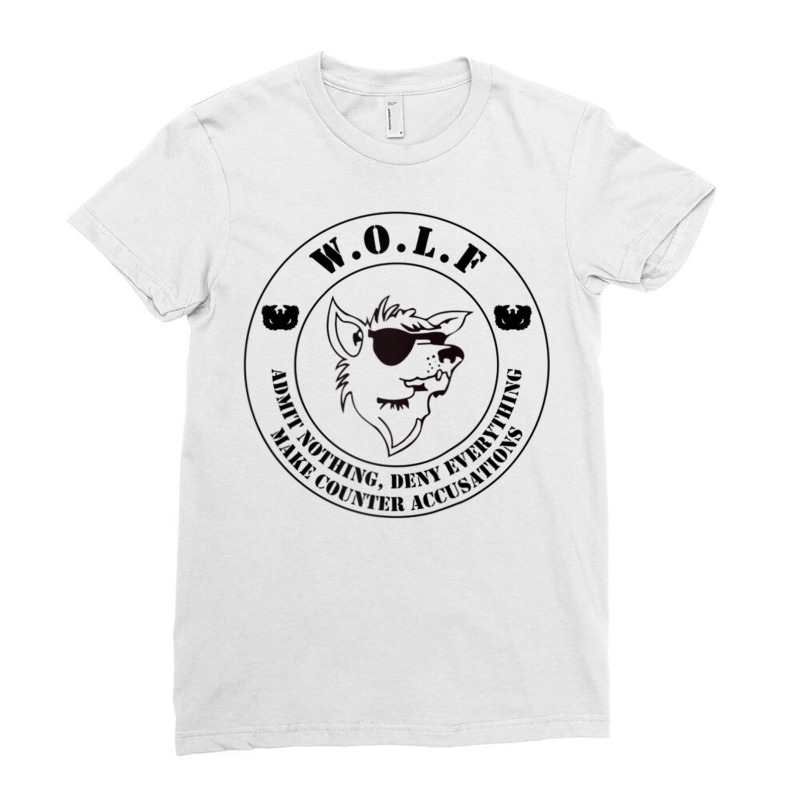 Warrant Officer Liberation Front (w.o.l.f.) Cw2 Cw3 Cw4 Cw5 Raglan Bas Ladies Fitted T-Shirt by cm-arts | Artistshot