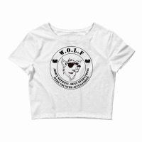 Warrant Officer Liberation Front (w.o.l.f.) Cw2 Cw3 Cw4 Cw5 Raglan Bas Crop Top | Artistshot