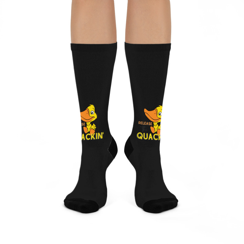 Relâchez The Quackin ' T-shirt Crew Socks | Artistshot