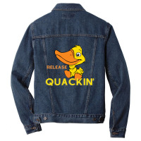 Relâchez The Quackin ' T-shirt Men Denim Jacket | Artistshot