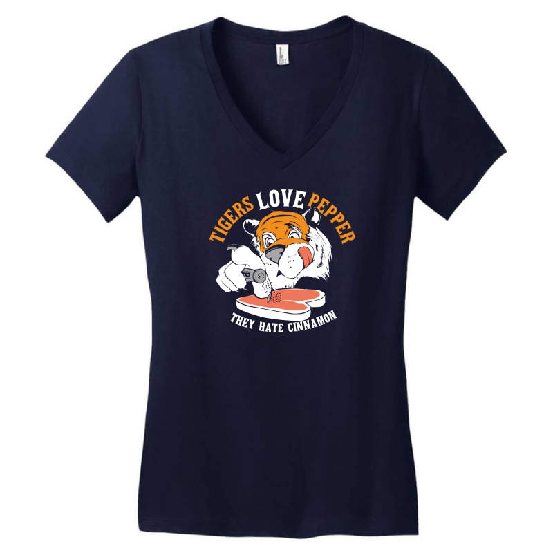 Tigers Love Pepper Women's V-neck T-shirt | Artistshot