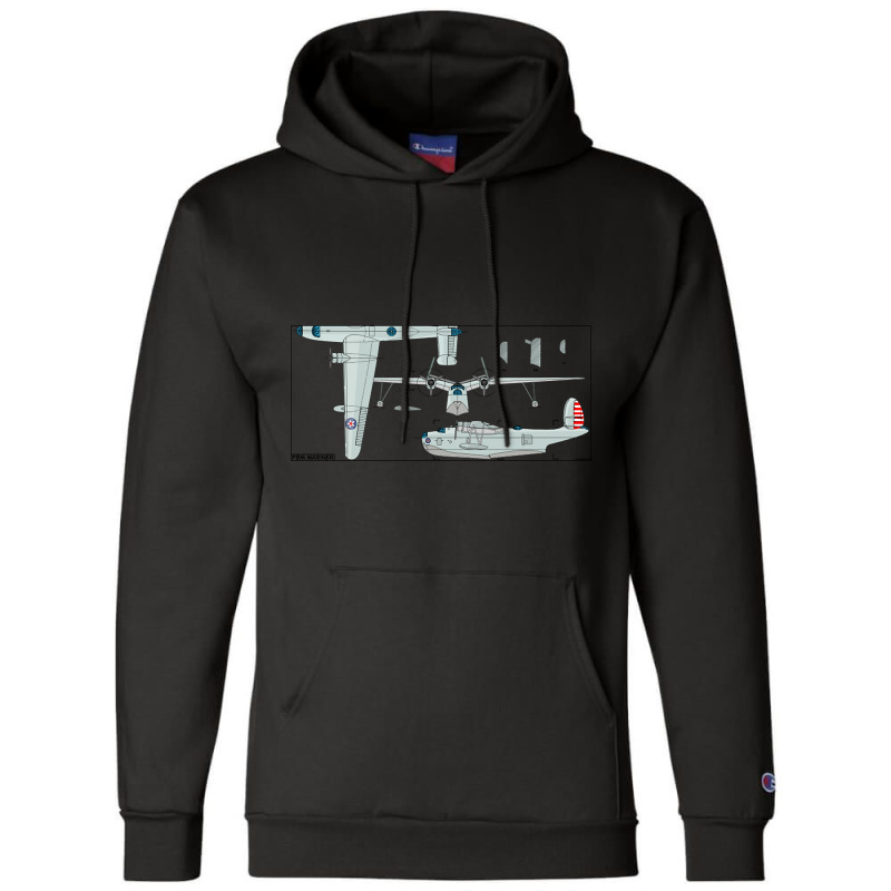 Pbm Mariner American Ww2 Patrol Bomber Flying Boat Diagrams Gift Champion Hoodie | Artistshot