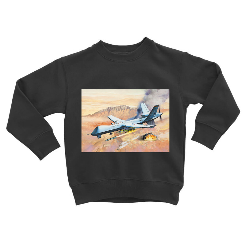 Predator Uav Toddler Sweatshirt by Kanmosrin52 | Artistshot