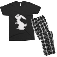 Eating Rabbit Cartoon Animals Causes Pandemics Ts Collection With Cart Men's T-shirt Pajama Set | Artistshot