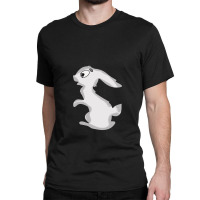 Eating Rabbit Cartoon Animals Causes Pandemics Ts Collection With Cart Classic T-shirt | Artistshot