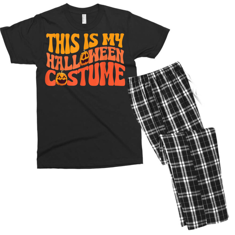 This Is My Halloween Costume Last Minute Halloween Costume Men's T-shirt Pajama Set | Artistshot