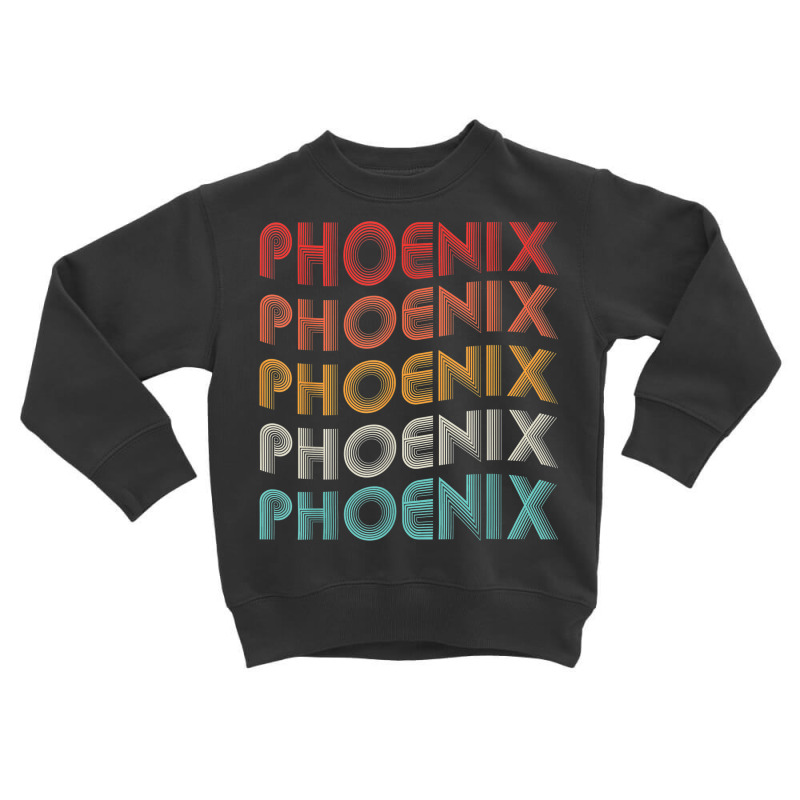 Vintage 70s 80s Phoenix Az Arizona Retro Usa State Toddler Sweatshirt | Artistshot