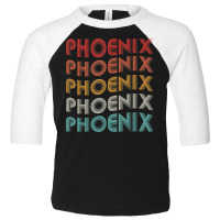 Vintage 70s 80s Phoenix Az Arizona Retro Usa State Toddler 3/4 Sleeve Tee | Artistshot