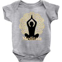 Zen Yoga Fans Meditate Meditation Cool Long Sleeve Shirts Baby Bodysuit | Artistshot