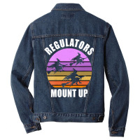 Womens Halloween Witch Costume Accessories Regulators Mount Up Vneck Men Denim Jacket | Artistshot