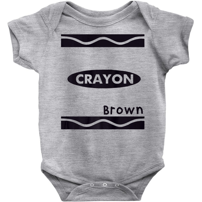 Brown Crayon Graphic Halloween Costume Group Team Matching Premium T S Baby Bodysuit by MG91 | Artistshot