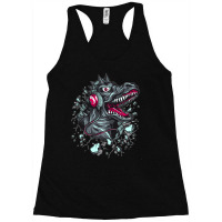 Monster-with-headphones- Racerback Tank | Artistshot