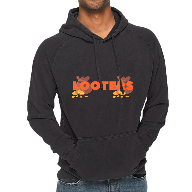 Looters Money Bags Vintage Hoodie by Kosdapen517 | Artistshot