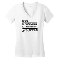 Harambe Deplorables Women's V-neck T-shirt | Artistshot