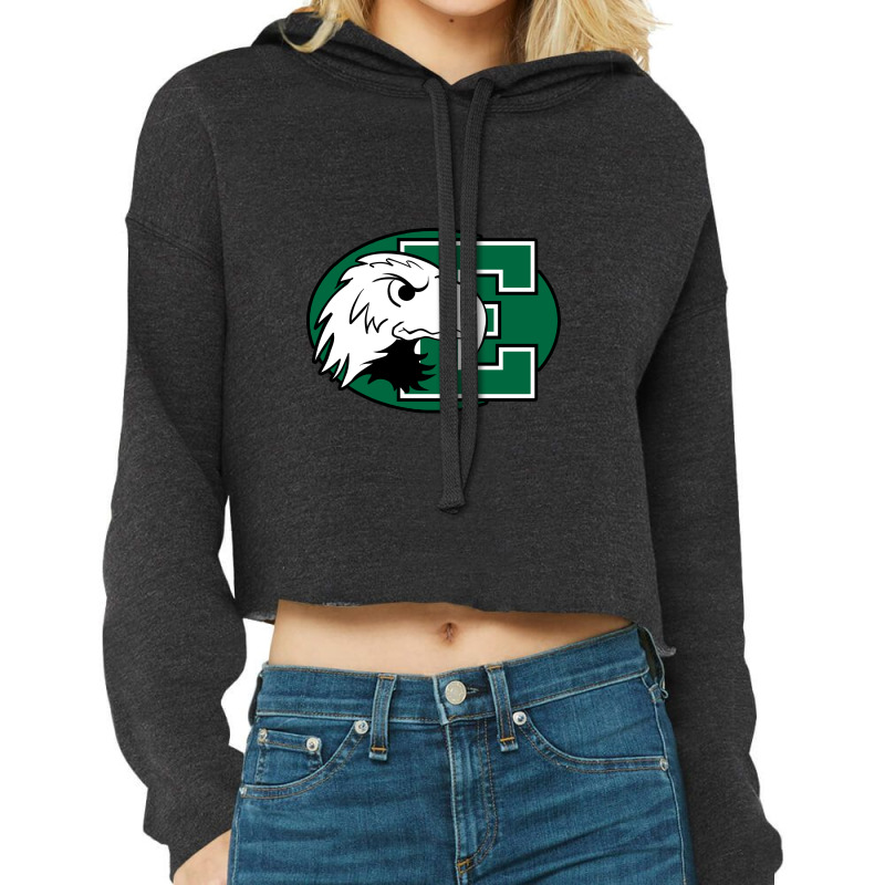 Womens Eagles Cropped Hoodie