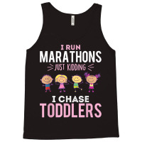 Just Kidding I Chase Toddlers Daycare Provider Nanny Teacher Tank Top | Artistshot