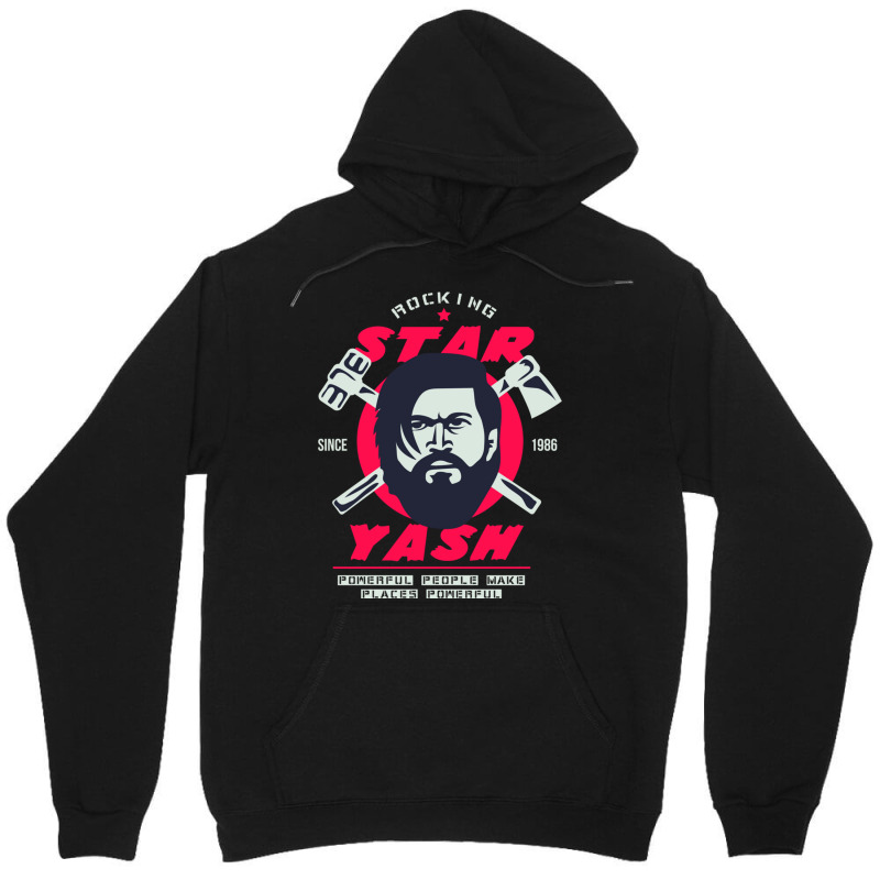 Kgf Yash Rocking Star Design Unisex Hoodie by cm-arts | Artistshot