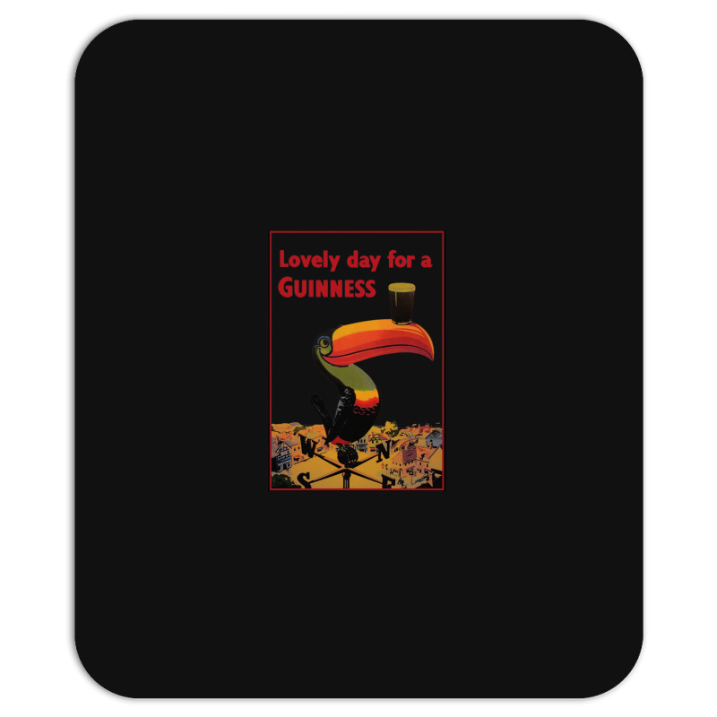 Lovely Day For A Guinness Letter Mousepad | Artistshot