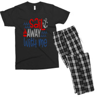 Sail Away With Me Men's T-shirt Pajama Set | Artistshot