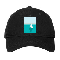 Sailing In The Ocean Adjustable Cap | Artistshot