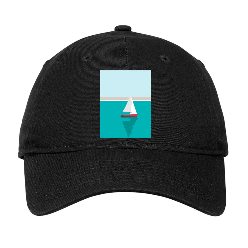 Sailing In The Ocean Adjustable Cap | Artistshot