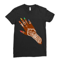 Pride Henna, Long Ladies Fitted T-shirt | Artistshot