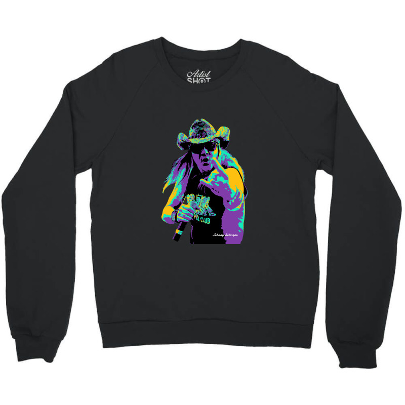 Johnny Solinger - Essential Popart Style Tributte Johnny Solinger Crewneck Sweatshirt by cm-arts | Artistshot