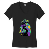 Johnny Solinger - Essential Popart Style Tributte Johnny Solinger Women's V-neck T-shirt | Artistshot