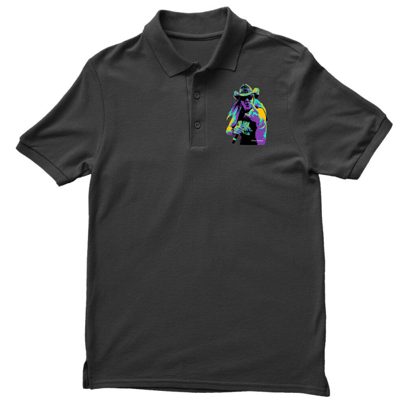 Johnny Solinger - Essential Popart Style Tributte Johnny Solinger Men's Polo Shirt by cm-arts | Artistshot