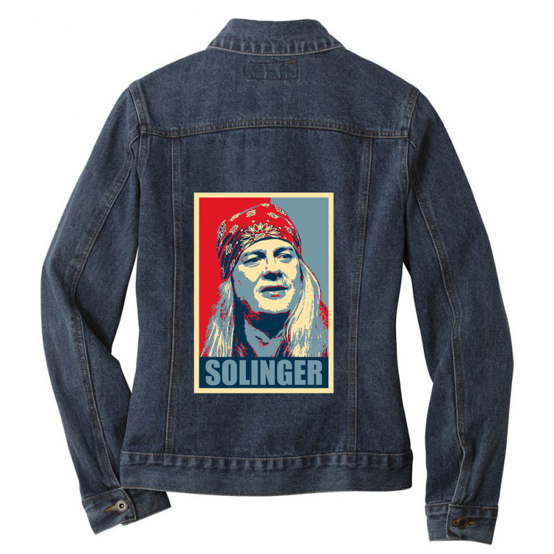 Johnny Solinger Hope Classic Classic Ladies Denim Jacket by cm-arts | Artistshot