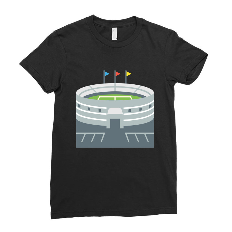 Stadium Grandstand Sport Stadium 1 Ladies Fitted T-Shirt by cm-arts | Artistshot