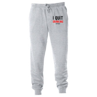 I Quit Drinking In Public - New Year Resolutions Unisex Jogger | Artistshot