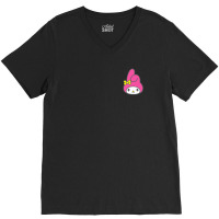 My Melody Front And Back V-neck Tee | Artistshot