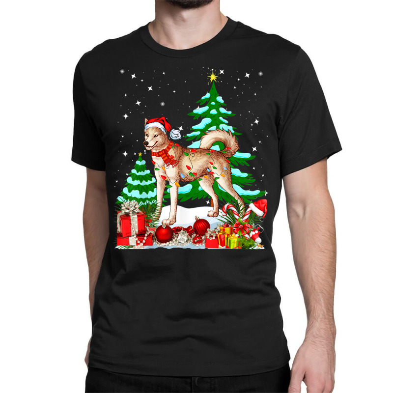 Funny Canaan Dog Christmas Xmas Cute Classic T-shirt by Posh | Artistshot