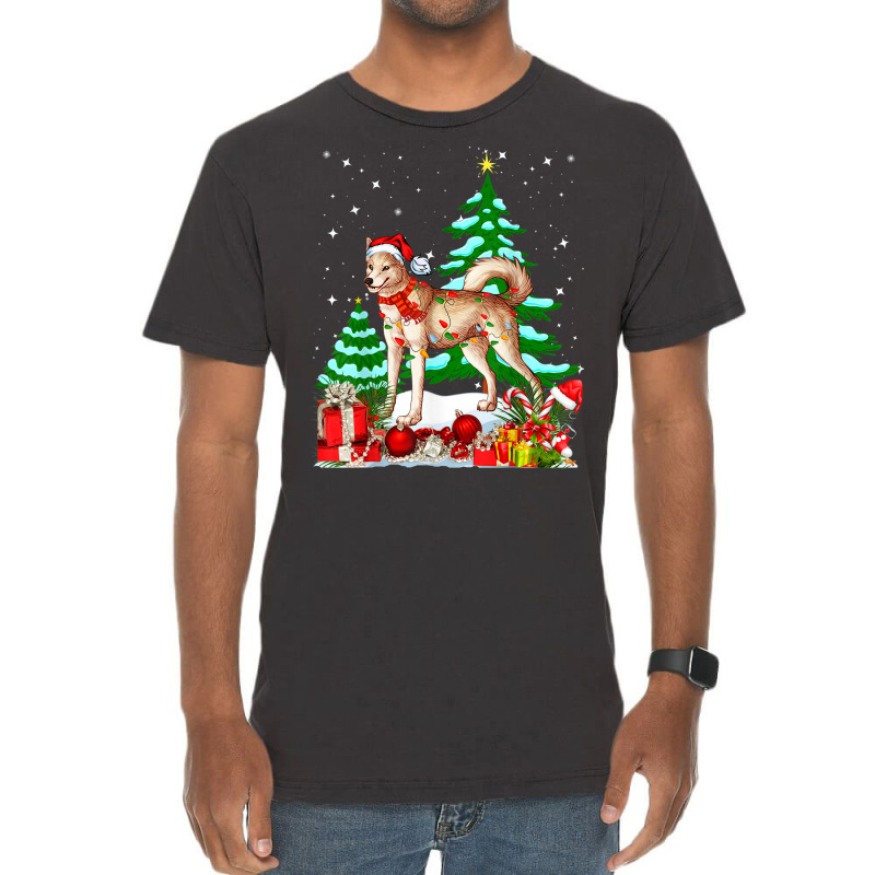 Funny Canaan Dog Christmas Xmas Cute Vintage T-Shirt by Posh | Artistshot