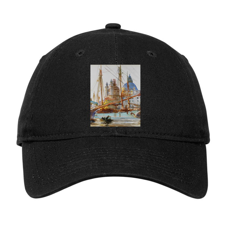 John Singer Sargent The Church Of Santa Maria Della Salute Adjustable Cap by cm-arts | Artistshot