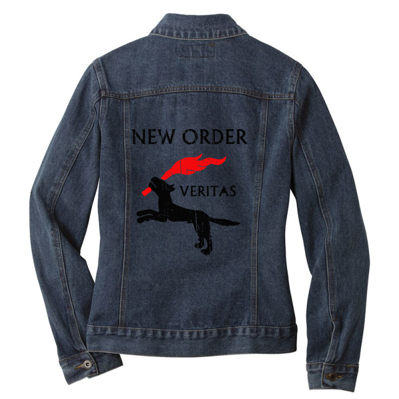 New Order Veritas Ladies Denim Jacket by cm-arts | Artistshot