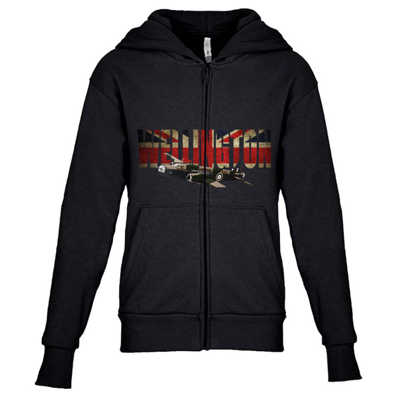 Raf Wellington Bomber Ww2 Wwii Plane Youth Zipper Hoodie | Artistshot