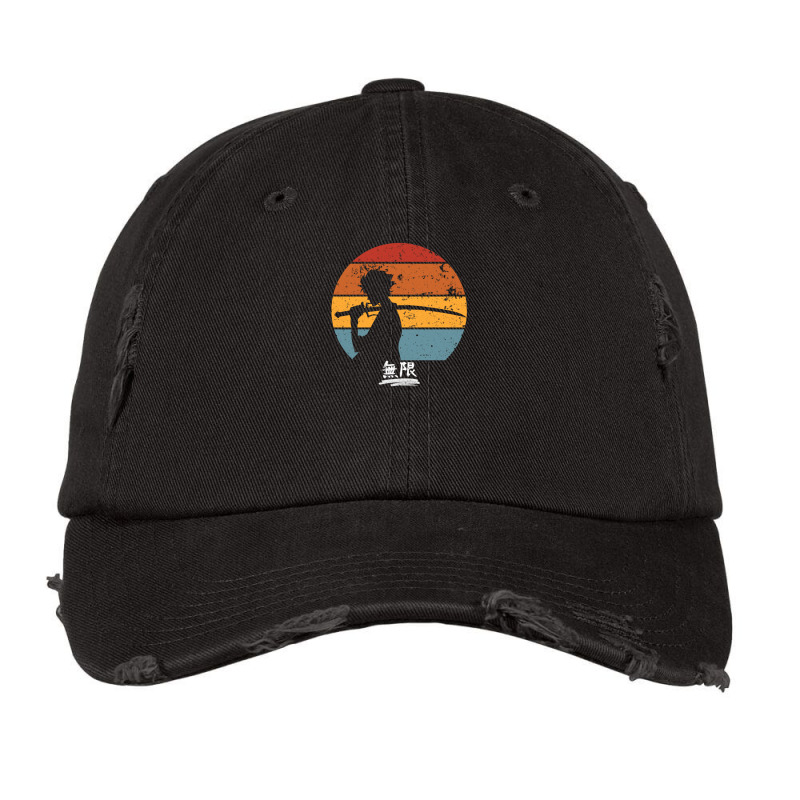 Samurai Champloo Mugen Sunset Silhouette Vintage Cap by cm-arts | Artistshot