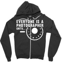 Womens Funny Photographer For Men Women Photography Manual Camera V Ne Zipper Hoodie | Artistshot