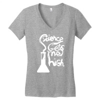 Science Gets Me High Women's V-neck T-shirt | Artistshot