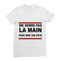 Damso Vie Citation Mosaïque Solitaire - Blanc Et Rouge  Classique Ladies Fitted T-shirt | Artistshot