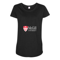 Mcgill University Maternity Scoop Neck T-shirt | Artistshot