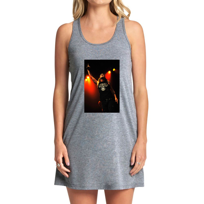 Johnny Solinger Of Skid Row Framed Art Print Tank Dress by cm-arts | Artistshot