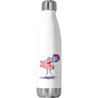 Female Zombie  Zombies Love Brains Stainless Steel Water Bottle | Artistshot